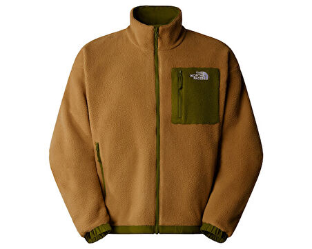 The North Face M Yumiori Reversible Jacket Erkek Çift Taraflı Polar Outdoor Ceketi NF0A89GT39M1 Kahverengi
