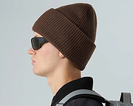 The North Face Urban Patch Beanie Unisex Outdoor Beresi NF0A7WJG1OI1 Kahverengi