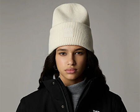 The North Face Urban Patch Beanie Unisex Outdoor Beresi NF0A7WJGQLI1 Beyaz