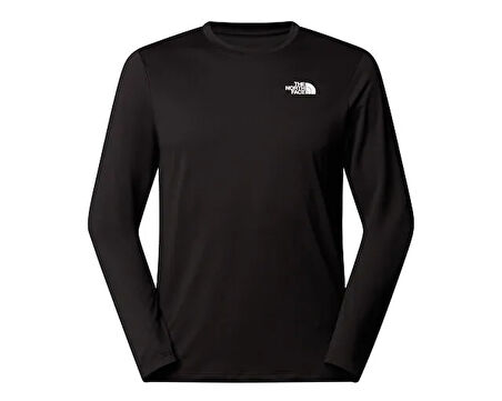 The North Face M 24/7 L/S Tee Erkek Outdoor Tişörtü NF0A894AJK31 Siyah