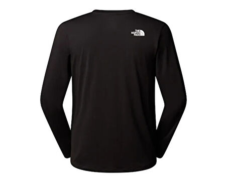 The North Face M 24/7 L/S Tee Erkek Outdoor Tişörtü NF0A894AJK31 Siyah