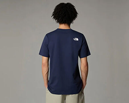 The North Face M Ss Easy Tee Erkek Outdoor Tişörtü NF0A8A6C8K21 Lacivert