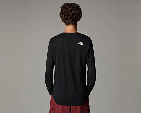 The North Face M L/S Fine Tee Erkek Outdoor Tişörtü NF0A8A6PJK31 Siyah