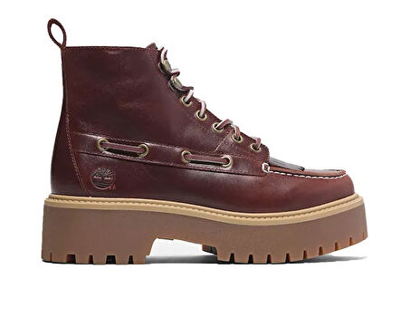Timberland Stone Street Mid Lace Up Boot Kadın Günlük Bot TB0A27YZEIW1 Kırmızı