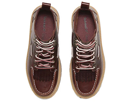 Timberland Stone Street Mid Lace Up Boot Kadın Günlük Bot TB0A27YZEIW1 Kırmızı
