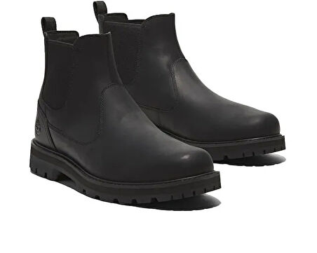 Timberland Britton Road Mid Chelsea Boot Erkek Günlük Bot TB0A6A4WW021 Siyah