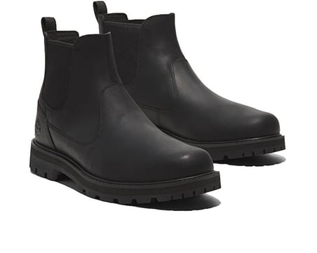 Timberland Britton Road Mid Chelsea Boot Erkek Günlük Bot TB0A6A4WW021 Siyah