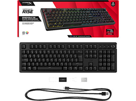 HYPERX Alloy Rise Mekanik Kablolu Gaming Klavye Siyah