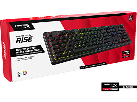 HYPERX Alloy Rise Mekanik Kablolu Gaming Klavye Siyah