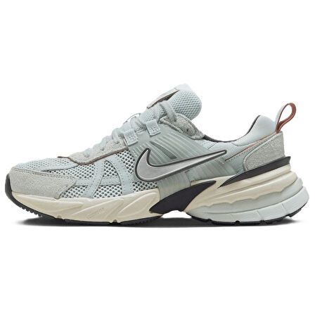 Nike V2K Run Leather Unisex Walking Shoes Green Hakiki Deri Unisex Yürüyüş Ayakkabısı Yeşil