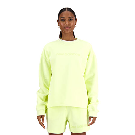 Hyper Density Kadın Sarı Günlük Stil Sweatshirt WT41556-LLT