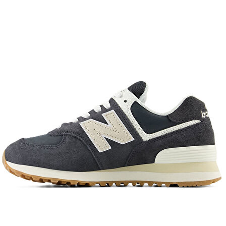 New Balance 574 Unisex Leather Sneaker Günlük Hakiki Deri Spor Ayakkabı Antrasit