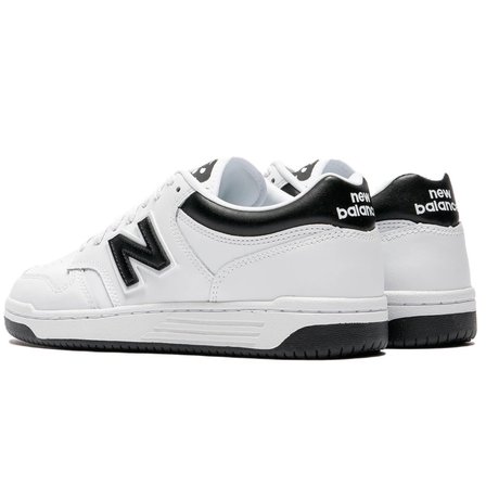 New Balance BB480 Leather Mens Sneaker White Hakiki Deri Unisex Günlük Spor Ayakkabı Beyaz