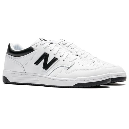 New Balance BB480 Leather Mens Sneaker White Hakiki Deri Unisex Günlük Spor Ayakkabı Beyaz