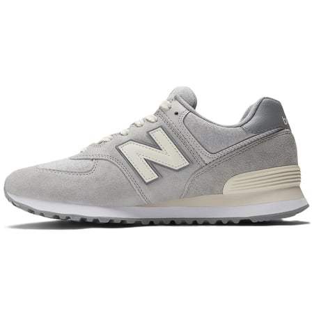 New Balance 574 Unisex Gray Leather Sneaker Günlük Hakiki Deri Spor Ayakkabı Gri