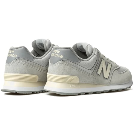 New Balance 574 Unisex Gray Leather Sneaker Günlük Hakiki Deri Spor Ayakkabı Gri