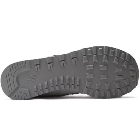 New Balance 574 Unisex Gray Leather Sneaker Günlük Hakiki Deri Spor Ayakkabı Gri