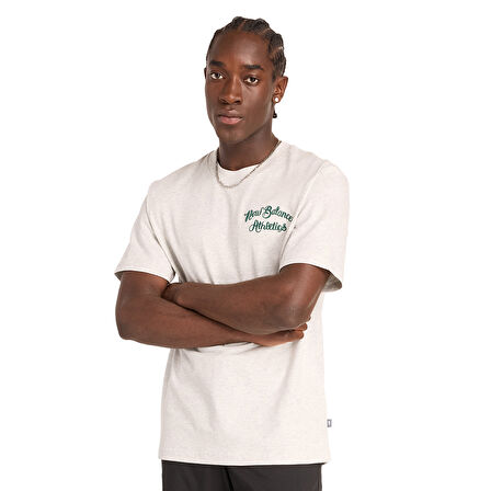 Athletics Relaxed League Erkek Gri Günlük Stil T-Shirt MT43556-AHH