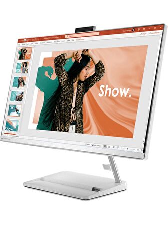 Lenovo Ideacentre Aıo 3 24IAP7 Intel Core I3-1215U 8gb 256GB SSD Intel UHD Graphics 23.8 Fhd IPS WIN11 Home F0GH010RTR Beyaz All In One Bilgisayar