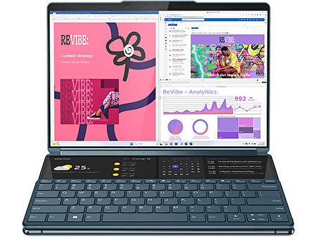 LENOVO Yoga Book 9/Intel Ultra 7 155U İşlemci/32GB RAM/1TB SSD/13.3"/OLED/Win 11/Laptop 83FF002QTR