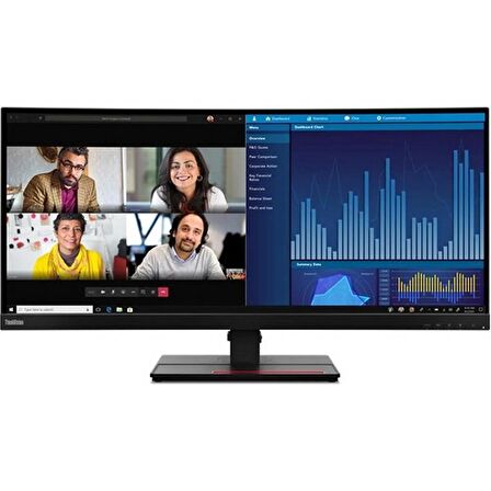 Lenovo Thinkvision P34W-20 3440X1440 Geniş Ekran Q Led Monitör