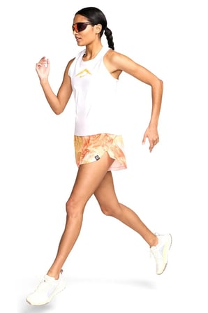 Nike Dri Fit Trail Graphic Running Kadın Koşu Antrenman Atlet Beyaz