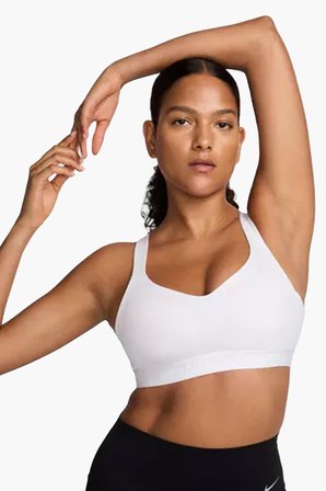 Nike Training Indy Dri Fit High Support Sports Bra Kadın Spor Sütyen Bra Beyaz