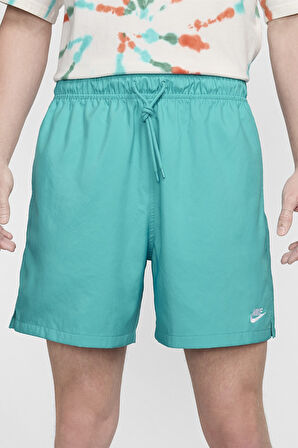 Nike Sportswear Club Flow Versatile Weave File Astarlı Erkek Şort Turkuaz
