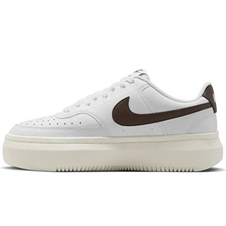 Nike Court Vision Alta Leather White Sneaker Hakiki Deri Kadın Günlük Spor Ayakkabı Beyaz