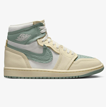 Nike Air Jordan 1 High Method Of Make Unisex Sneaker Hakiki Deri Bilekli Günlük Spor Ayakkabı Krem