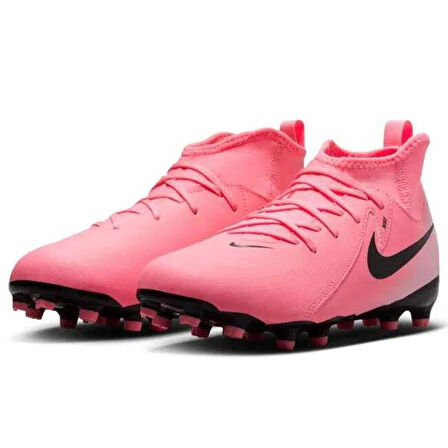 Nike Jr. Phantom Luna2 Academy FG/MG Çoraplı Çocuk Krampon Pembe