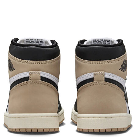 Nike Air Jordan 1 MİD Retro Unisex Sneaker Hakiki Deri Bilekli Spor Ayakkabı Siyah Beyaz