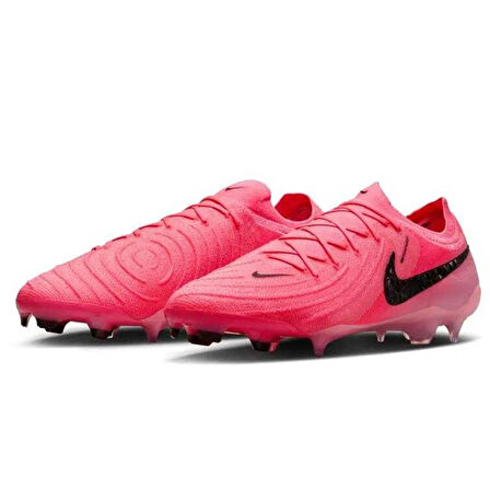 Nike Phantom GX II Elite FG-Pro Mens Football Shoes Pink Profesyonel Erkek Krampon Pembe 