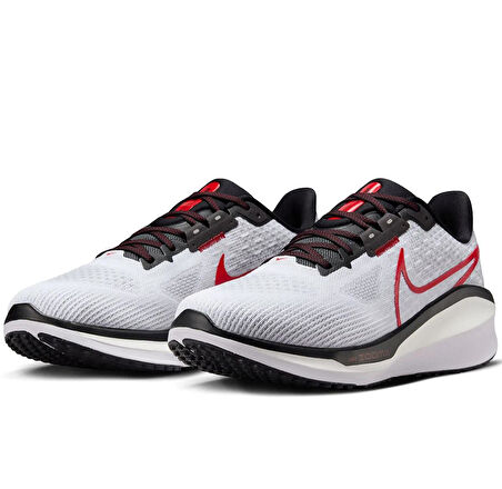 Nike Vomero Zoomx Runnig Shoes White Red Yürüyüş Koşu Ayakkabısı Beyaz Kırmızı