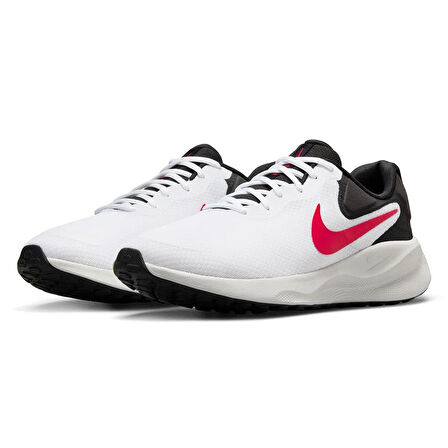 Nike Revolution 7 Walk Running Shoes Yürüyüş Koşu Ayakkabısı Beyaz Kırmızı