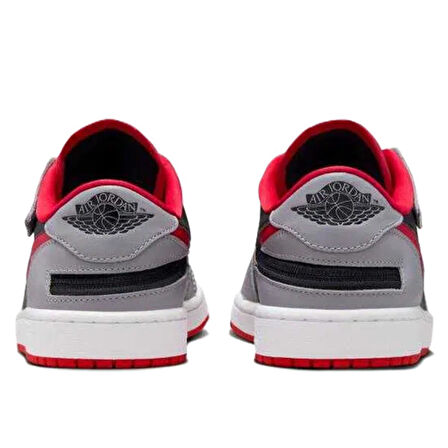 Nike Air Jordan 1 Low Flyase  Mens Leather Sneaker Hakiki Deri Erkek Günlük Spor Ayakkabı Antrasit