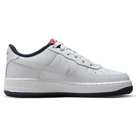 Nike Air Force 1 LV8 4 AF1 Unisex Leather Sneaker Hakiki Deri Günlük Spor Ayakkabı Gri