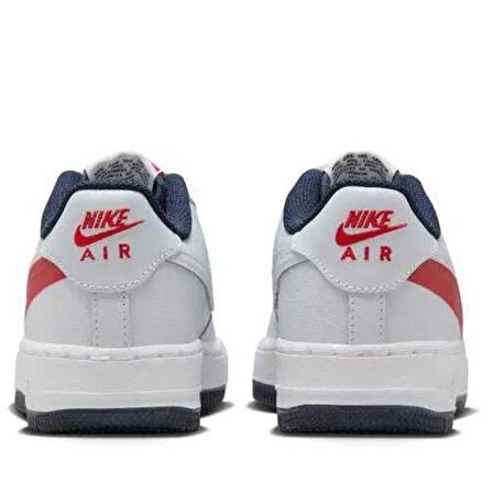 Nike Air Force 1 LV8 4 AF1 Unisex Leather Sneaker Hakiki Deri Günlük Spor Ayakkabı Gri