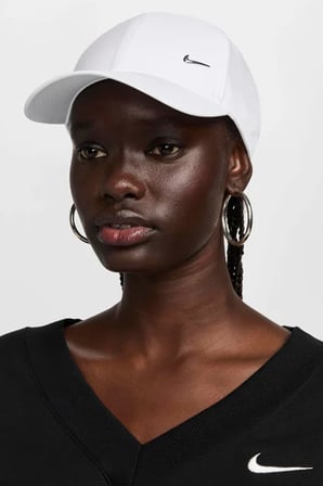 Nike Dri-Fit Club Cap Metal Swoosh Ayarlanabilir Unisex Şapka Beyaz