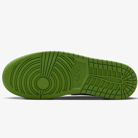 Nike Jordan 1 Low Special Edition Leather Mens Sneaker Hakiki Deri Erkek Günlük Spor Ayakkabı Beyaz Yeşil