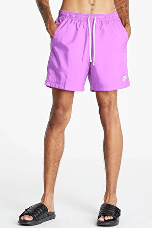 Nike Sportswear Men's Woven Short Erkek Astarlı Deniz Şortu Lila