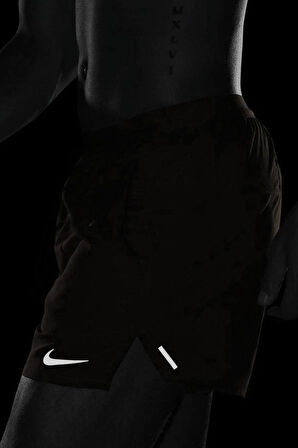 Nike Dri Fit Flex Stride Men's Brief Running Shorts Fermuarlı Kısa Şort Kremit