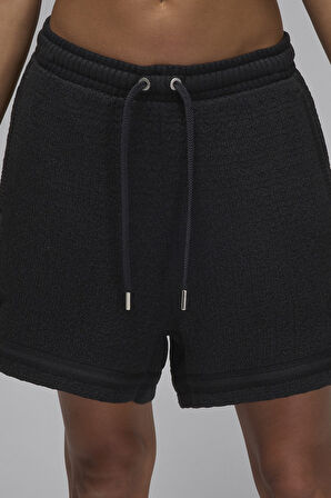Nike Air Jordan Loose Fit Women's Knit Shorts Kadın Bol Kesim Örgü Şort Siyah