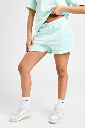 Nike Jordan Women's  Jumpman Brooklyn Fleece Ft Short 24 Kadın Pamuklu Şort Su Yeşili