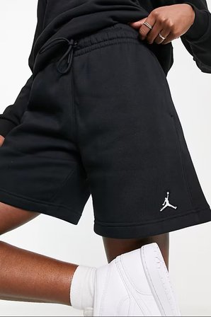 Nike Jordan Women's Jumpman Brooklyn Fleece Ft Short 24 Kadın Pamuklu Şort Siyah
