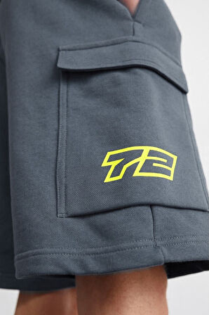 Nike Sportswear Men's France Terry  Cargo Shorts Erkek Kargo Cepli Şort Gri