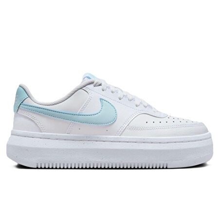 Nike Court Vision Alta Leather White Sneaker Hakiki Deri Kadın Günlük Spor Ayakkabı Beyaz