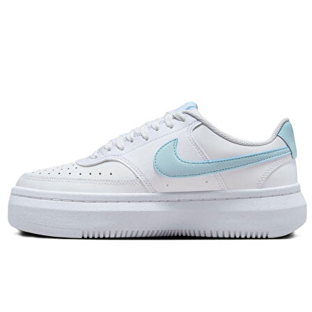Nike Court Vision Alta Leather White Sneaker Hakiki Deri Kadın Günlük Spor Ayakkabı Beyaz