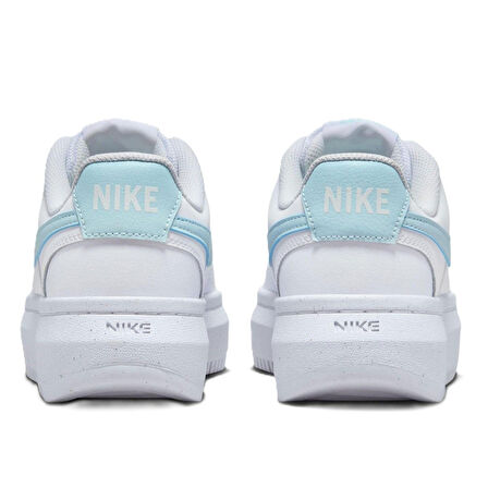 Nike Court Vision Alta Leather White Sneaker Hakiki Deri Kadın Günlük Spor Ayakkabı Beyaz