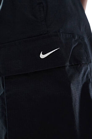 Nike Sportswear Oversized Cargo Dans Pant Kadın Oversize Kargo Cepli Dokuma Eşofman Altı Siyah